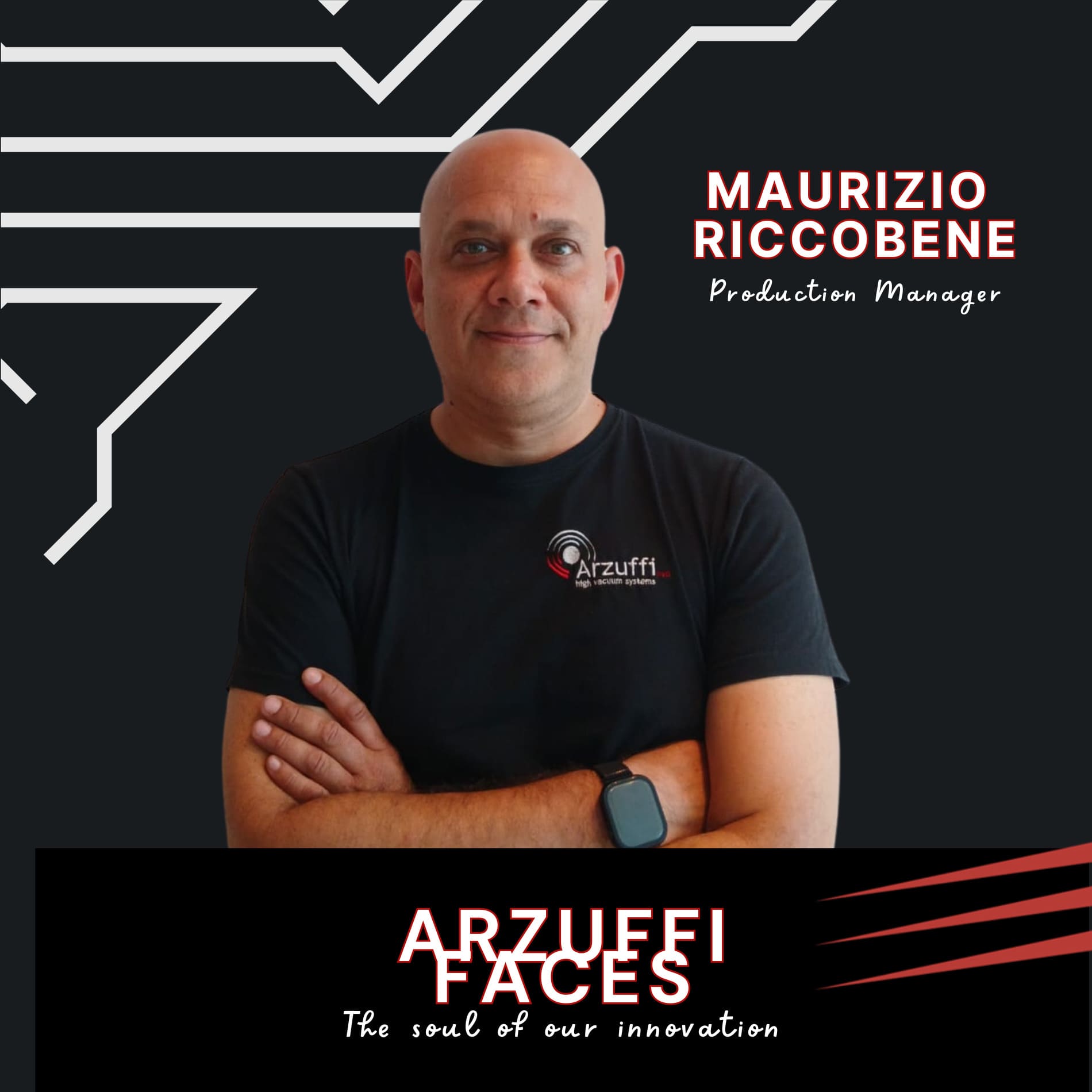 Arzuffi Faces – Testa, cuore, mestiere la storia di Maurizio Riccobene